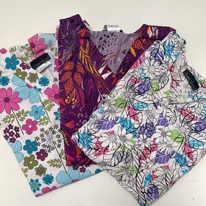 Cherokee bundle of medical scrubs tops.  3 tops all together.  Size Small.